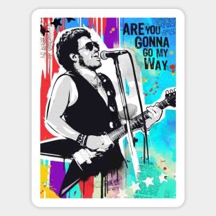 Lenny Kravitz pop art Magnet